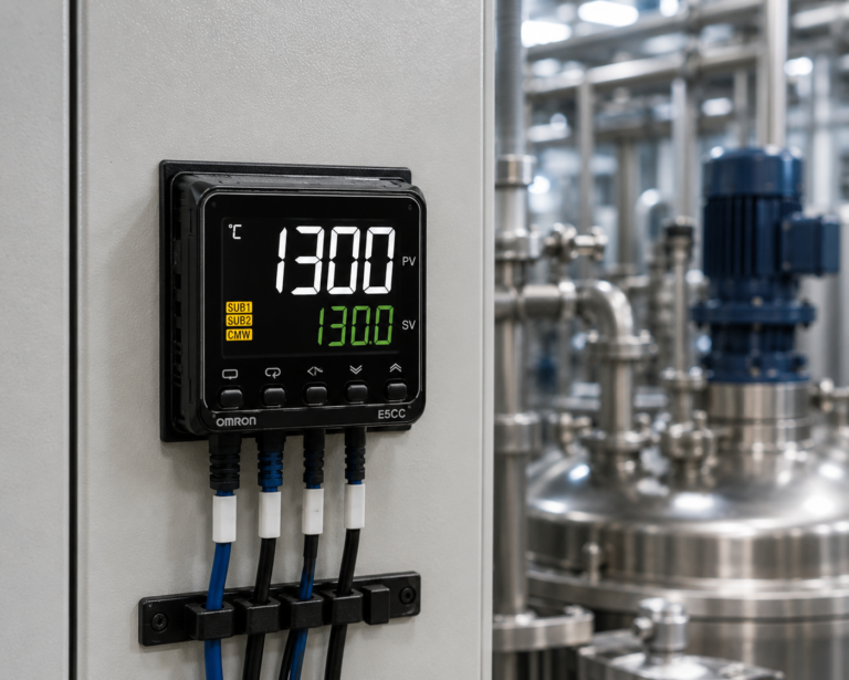 Aplikasi Omron E5CC-RX2ASM-800 untuk Industri Manufaktur, Food & Beverage, dan Pharmaceutical